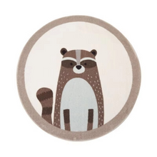 Load image into Gallery viewer, Round Fluffy Baby Play Mat Plush Animal Rug for Nursery or Living Room