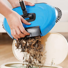 Load image into Gallery viewer, 3-in-1 Stainless Steel Push Broom with Dustpan and Scraper for Easy Home Cleaning