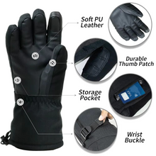 Load image into Gallery viewer, Waterproof Thermal Ski and Snowboard Gloves with Touchscreen Function for Men and Women