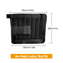 Load image into Gallery viewer, Adjustable Ankle Weights Pair for Strength and Fitness Training
