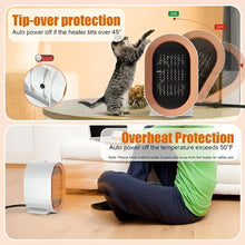 Load image into Gallery viewer, Mini Electric Ceramic Heater for Efficient Room Heating