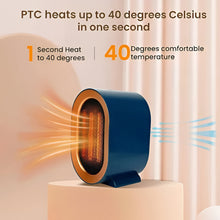 Load image into Gallery viewer, Mini Electric Ceramic Heater for Efficient Room Heating