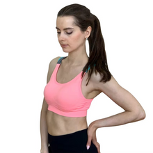 Load image into Gallery viewer, Lovely Push Up Cross-Strap Wireless Padded Sports Bra for Women