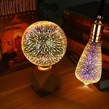 Load image into Gallery viewer, 3D Starburst LED Bulb – Vintage Edison Firework Light – E27