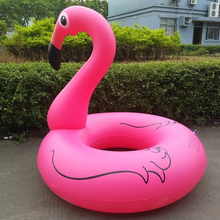 Load image into Gallery viewer, Pink Flamingo Inflatable Pool Float