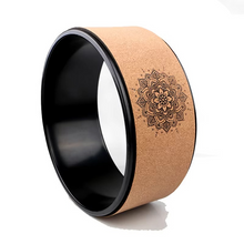 Load image into Gallery viewer, Premium Wood Yoga Wheel for Back Stretching and Full Body Balance Training