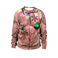 Load image into Gallery viewer, Unisex Retro Santa Claus Christmas Sweater