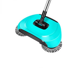 Load image into Gallery viewer, 3-in-1 Stainless Steel Push Broom with Dustpan and Scraper for Easy Home Cleaning