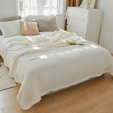 Load image into Gallery viewer, Muslin Cotton Blanket Multi-Layer Lightweight Bedspread