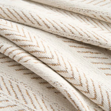 Load image into Gallery viewer, Herringbone Chenille Couch Cover with Tassels, Herringbone Pattern