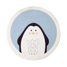 Load image into Gallery viewer, Round Fluffy Baby Play Mat Plush Animal Rug for Nursery or Living Room