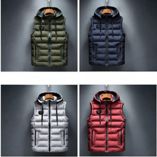 Load image into Gallery viewer, Plain Hooded Vest