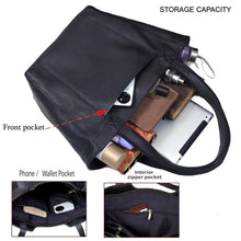 Load image into Gallery viewer, Almost Perfect Leather Tote Bag Black