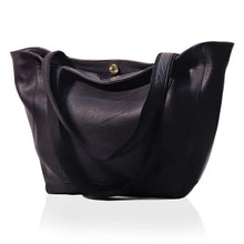 Load image into Gallery viewer, Almost Perfect Leather Tote Bag Black