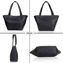 Load image into Gallery viewer, Almost Perfect Leather Tote Bag Black