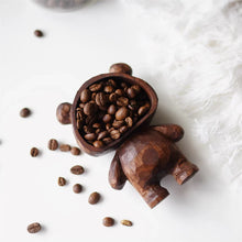 Load image into Gallery viewer, Black Walnut Hand Carved Coffee Scoop