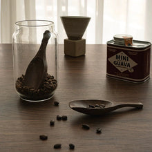 Load image into Gallery viewer, Black Walnut Hand Carved Coffee Scoop