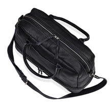 Load image into Gallery viewer, Leather Duffle Bag Full Grain Buffalo Leather Black