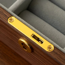 Load image into Gallery viewer, Jewelry Box Hand-Painted Solid Walnut Organizer