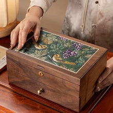 Load image into Gallery viewer, Solid Wood Jewelry Box Organizer with Dual Drawers