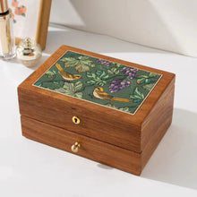 Load image into Gallery viewer, Solid Wood Jewelry Box Organizer with Dual Drawers