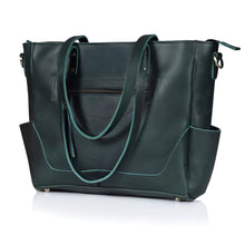Load image into Gallery viewer, Buffalo Leather Tote Bag Vintage Brown