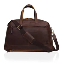 Load image into Gallery viewer, Leather Weekend Duffle Bag Full Grain Buffalo Leather