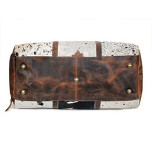 Load image into Gallery viewer, Cowhide Leather Duffel Bag, Unisex Full Grain Leather Travel Bag