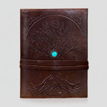 Load image into Gallery viewer, Tree Of Life Leather Journal 5x7 Inch