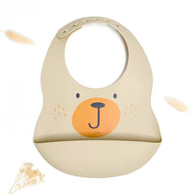 Load image into Gallery viewer, Silicone Baby Bib for Easy Mealtime