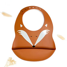Load image into Gallery viewer, Silicone Baby Bib for Easy Mealtime