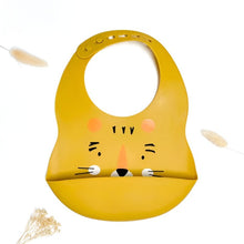 Load image into Gallery viewer, Silicone Baby Bib for Easy Mealtime