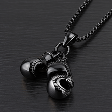 Load image into Gallery viewer, Fitness Boxing Gloves Metal Necklace