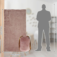 Load image into Gallery viewer, Flannel Heated Blanket with Power Bank Operation, 63x33 Inches