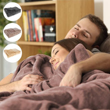 Load image into Gallery viewer, Flannel Heated Blanket with Power Bank Operation, 63x33 Inches