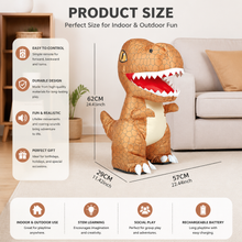 Load image into Gallery viewer, Inflatable T-Rex Dinosaur with Remote Control Steering