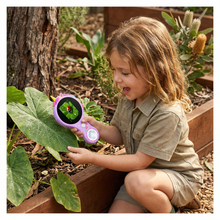 Load image into Gallery viewer, Kids Handheld Digital Microscope with Built in Screen and 500x Zoom in Dinosaur and Unicorn Styles