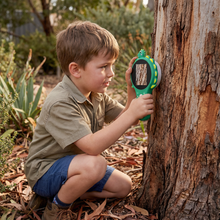 Load image into Gallery viewer, Kids Handheld Digital Microscope with Built in Screen and 500x Zoom in Dinosaur and Unicorn Styles