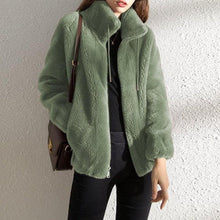 Load image into Gallery viewer, High Collar Fur Down Jacket