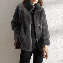 Load image into Gallery viewer, High Collar Fur Down Jacket