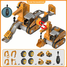 Load image into Gallery viewer, Construction Vehicle Playset, Educational & Interactive