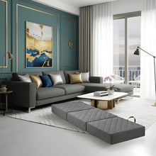 Load image into Gallery viewer, Folding Mattress, 2-in-1 Convertible Guest Bed and Seat