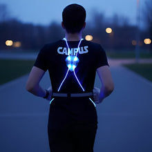 Load image into Gallery viewer, Reflective LED Safety Vest for Running, Cycling and Walking