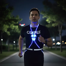 Load image into Gallery viewer, Reflective LED Safety Vest for Running, Cycling and Walking