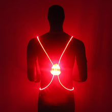 Load image into Gallery viewer, Reflective LED Safety Vest for Running, Cycling and Walking
