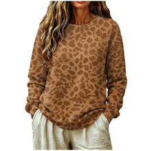 Load image into Gallery viewer, Leopard Print Oversized Sweatshirt - Lana