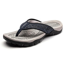 Load image into Gallery viewer, Mens Athletic Flip Flops with Contoured Footbed and Rubber Grip Sole