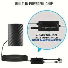 Load image into Gallery viewer, Luna Long Distance Indoor Outdoor Antenna Box Edition HDTV Amplified 4