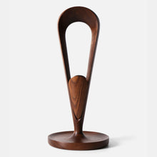 Load image into Gallery viewer, Walnut Headphone Stand, Black Walnut Wood Headset Holder