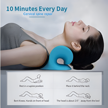 Load image into Gallery viewer, Cervical Neck and Shoulder Stretcher Spine Alignment and Pain Relief Pillow